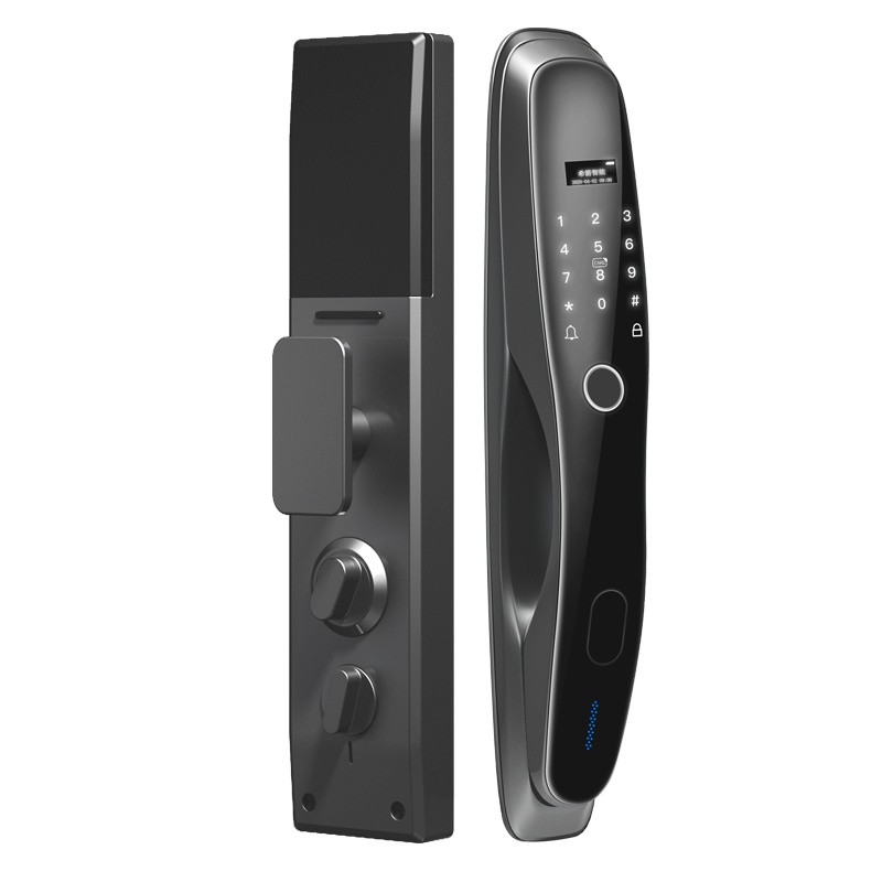 希箭 指纹锁密码锁家用防盗门电子锁全自动刷卡锁酒店门锁 全自动智能锁Q2