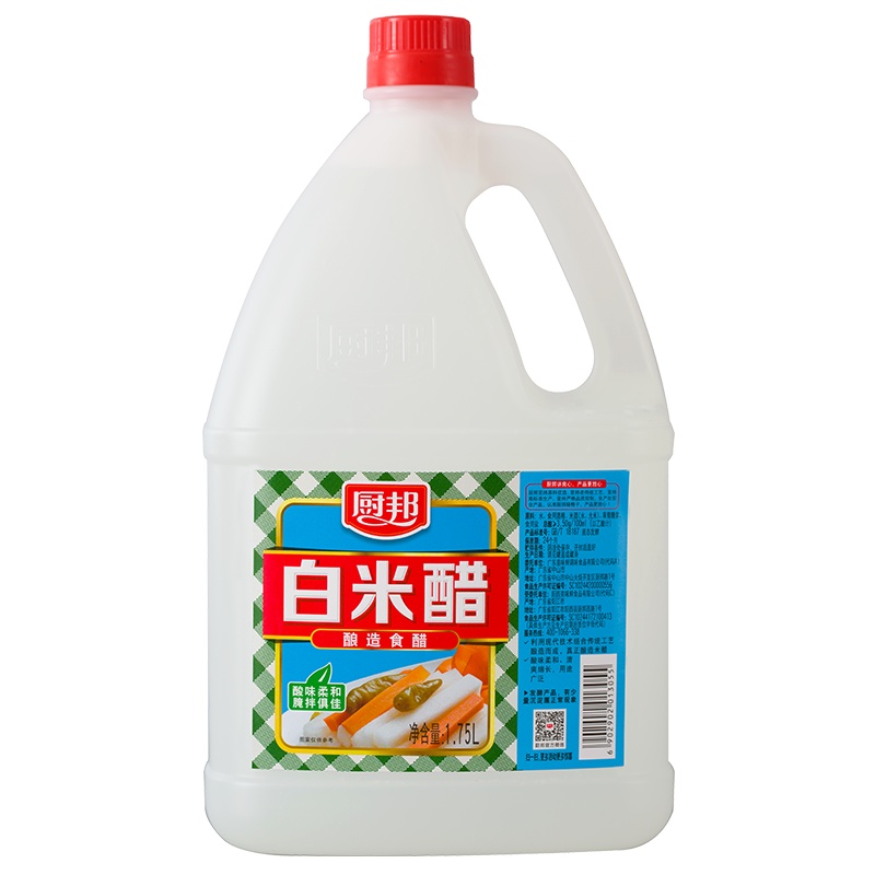 厨邦白米醋1.75L 纯粮食酿造调味品凉拌饺子醋泡菜