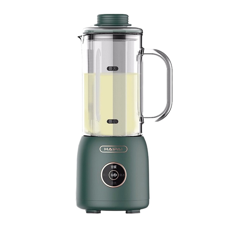 海牌 迷你豆浆机全自动迷你破壁机250ml静音免滤榨汁机HP-DM08C墨绿色