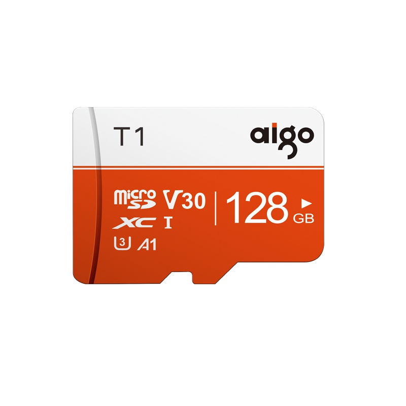 爱国者（aigo）T1手机内存卡128G tf卡行车记录仪高速储存卡监控摄像头内存专用Micro sd卡