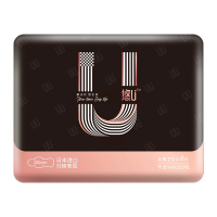 555悠U丝薄夜用280mm日本进口棉柔表层卫生棉姨妈巾8片装