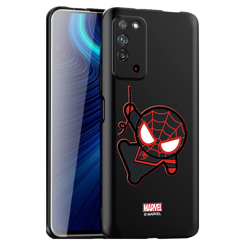 ESCASE 荣耀x10手机壳 硅胶防摔保护套全包软壳 浮雕磨砂男女款 个性潮牌可爱 复联漫威正版 蜘蛛侠