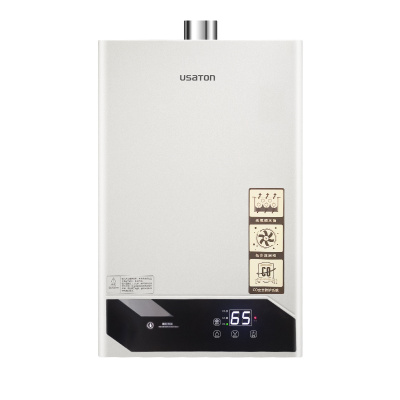 阿诗丹顿 USATON 13升零冷水升级版燃气热水器三档变升 低水压启动 双重过热防护JSQ25-13H5F3天然气