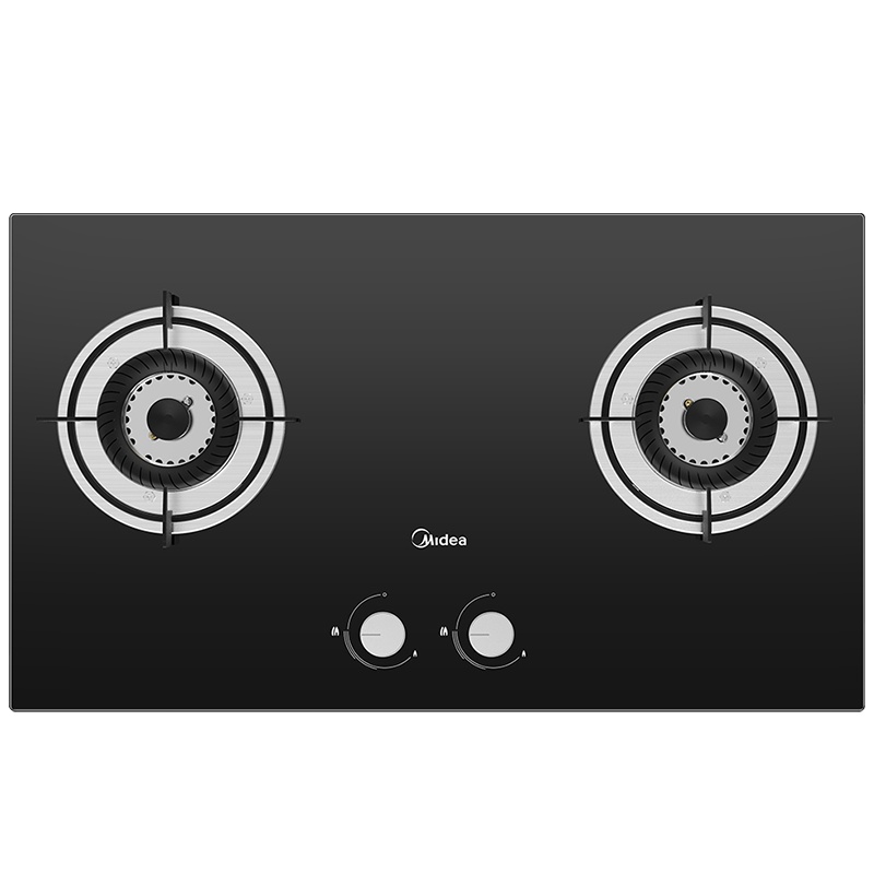 美的(Midea)烟灶套装T201+Q218B 21立方爆炒大吸力智能欧式油烟机+5.0kw灶油烟机灶具套餐(天然气)