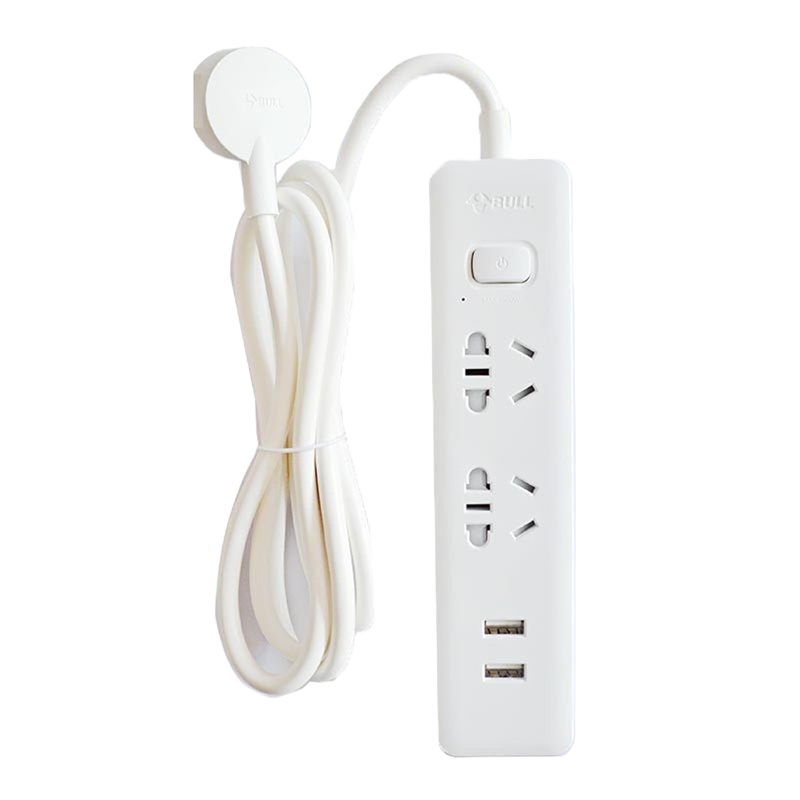 公牛(bull) GNV-UUA122/USB插座2位新国标插孔+2USB孔-1.5米线长