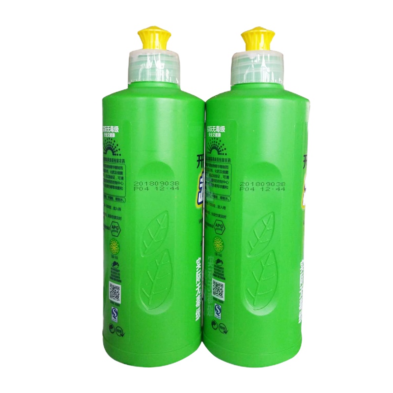 开米 蔬果清洗剂 清洁剂去残留餐具净洗洁精(柠檬)400G*2瓶