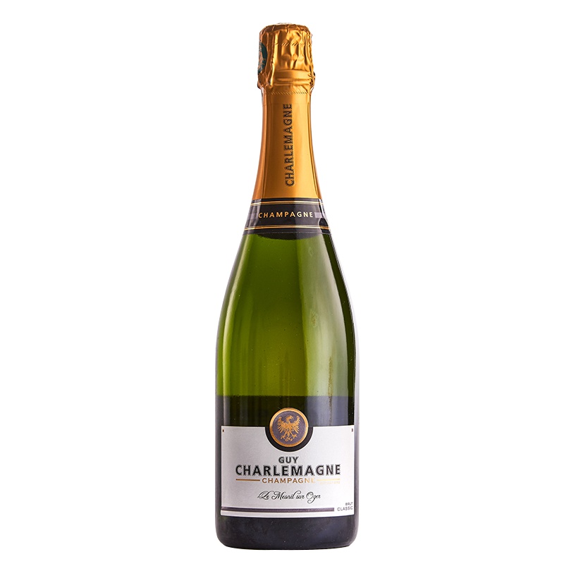 法国原瓶进口 查理曼 Guy Charlemagne 香槟产区 经典香槟 起泡酒 单瓶装