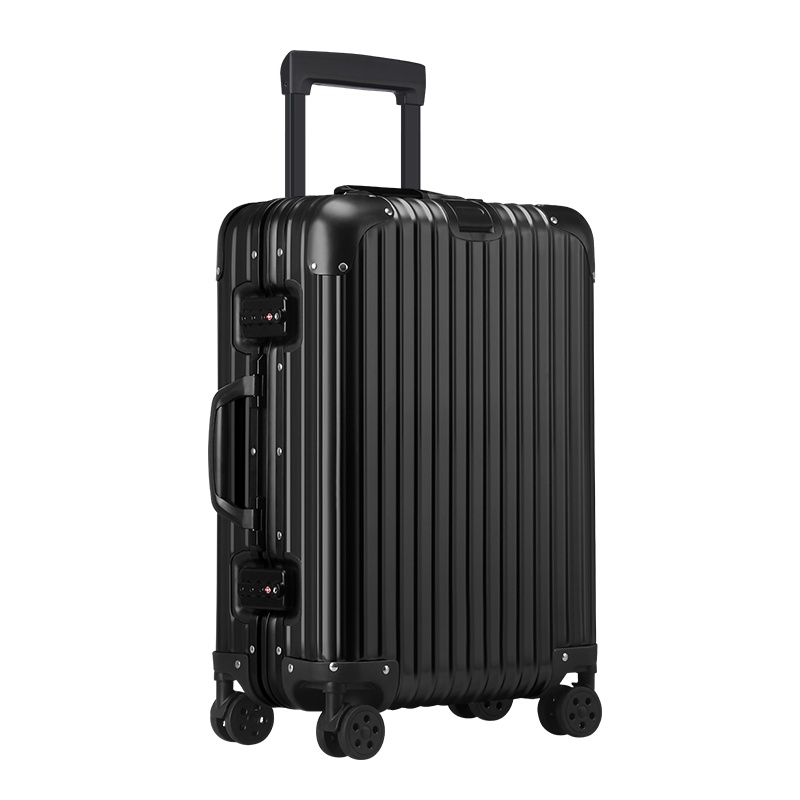 OSDY2019高端铝镁合金拉杆箱万向轮铝框旅行箱行李箱密码箱20寸登机箱O-M011