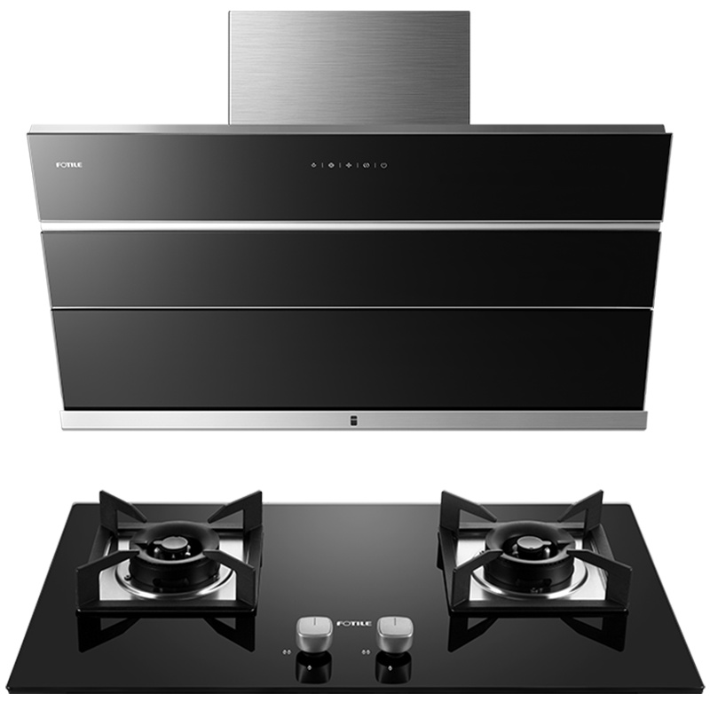方太(FOTILE)20风量 侧吸式挥手智控近吸式 风魔方直吸直排油烟机燃气灶烟灶套餐JQD11T+HT8BE