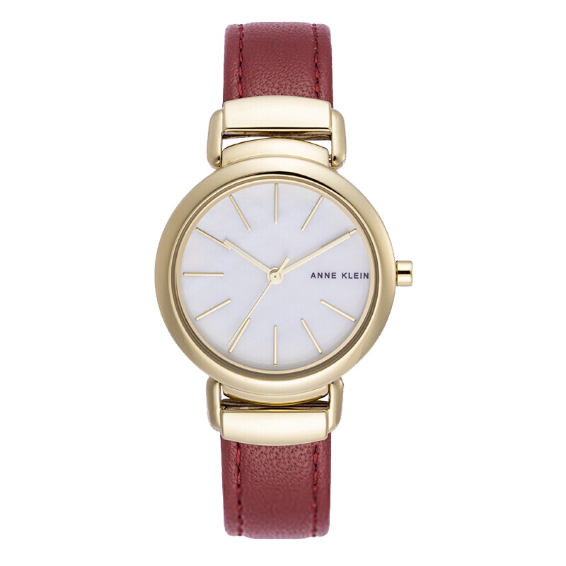 安妮克莱因（ANNE KLEIN）简约经典系列简约时尚贝母表盘石英女士手表AK/2752MPBY