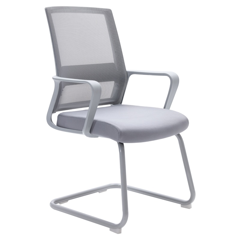 创世人 办公家具电脑椅办公室椅子会议椅靠背凳弓形书桌座椅家用