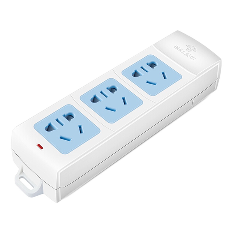 公牛插座 带保护门 转换器插座插排不带线插板排插无线电插板 新国标需要自配电源线或插头 A03 3孔位(新国标)