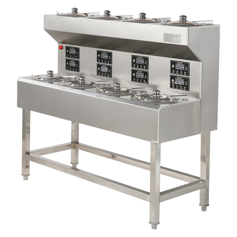 飞天鼠(FTIANSHU) 煲仔饭机商用全自动智能数码外卖电煲仔炉瓦煲砂煲锡纸 8头双层单排