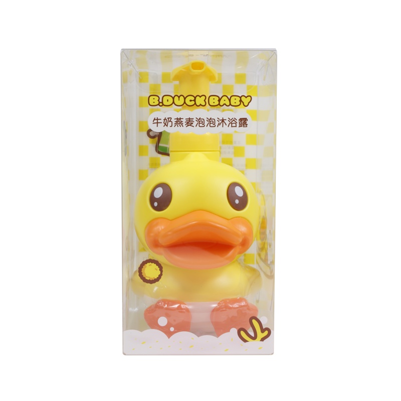CROCO baby鳄鱼宝宝 B.Duck Baby小黄鸭新生婴儿宝宝牛奶燕麦泡泡沐浴露300g滋养柔润