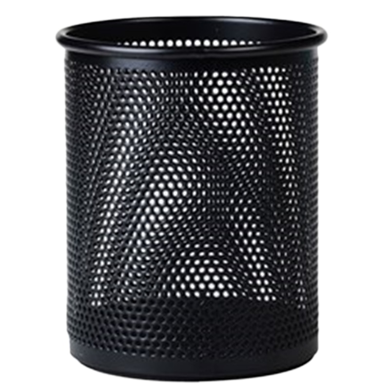 晨光铁网圆形金属笔筒ABT98403 黑色 一个装 (起订量不足10个不发货)
