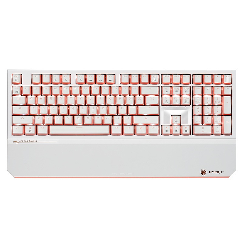 黑峡谷(Hyeku)X5 有线/无线2.4G双模机械键盘 108键PBT键帽 凯华BOX新轴 桃桃气泡水 天空蓝轴