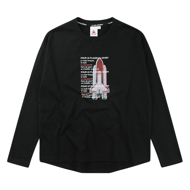 Le Coq Sportif/乐卡克 女圆领长袖T恤 CY-1171193