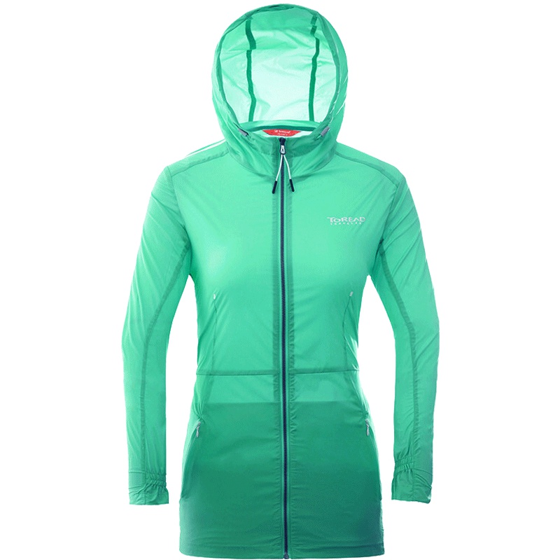 探路者（TOREAD）户外女式轻便防拨水TIEF皮肤风衣外套TAEG82812