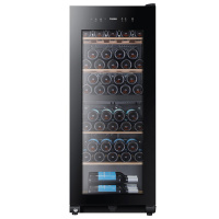 【二手99新】Haier/海尔WS051S酒柜51瓶装双温区恒温恒湿系统变频酒柜精准控温茶叶柜分储避光隔挡紫外线静音