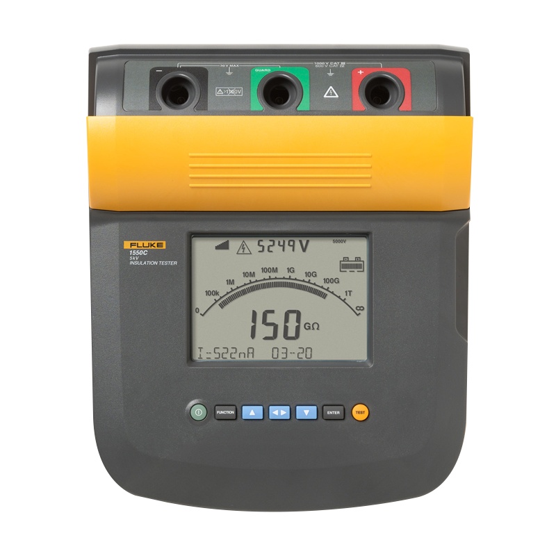 福禄克(FLUKE)1550C/KIT 数字式绝缘电阻测试仪 兆欧表 电阻测试仪 5000V