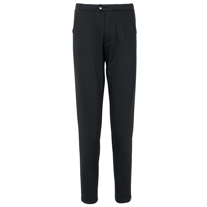 晚白2021春季新品时尚通勤简约纯色休闲高腰百搭职业西裤休闲裤女