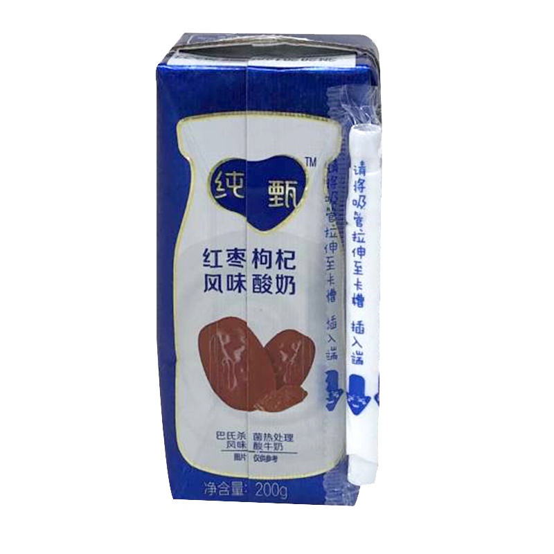 纯甄红枣枸杞风味酸牛奶200g