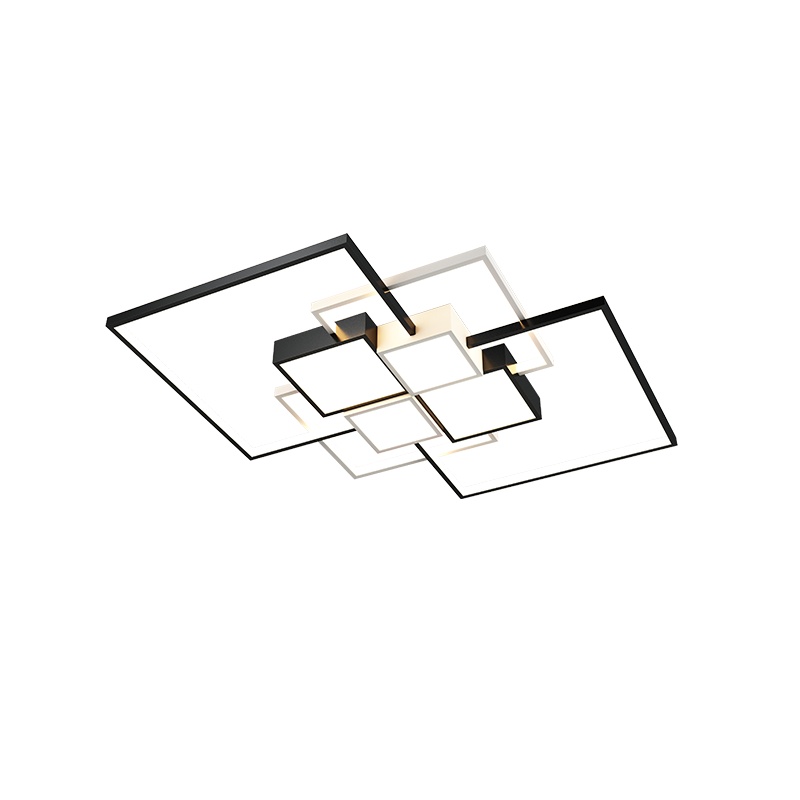 七只蚂蚁 吸顶灯简约现代北欧轻奢ins网红客厅灯北欧简约现代led吸顶灯大气轻奢艺术全屋卧室组合套餐灯具JH-X2175