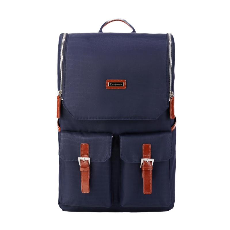 外交官(Diplomat) YH-752L 时尚休闲双肩包 深蓝色