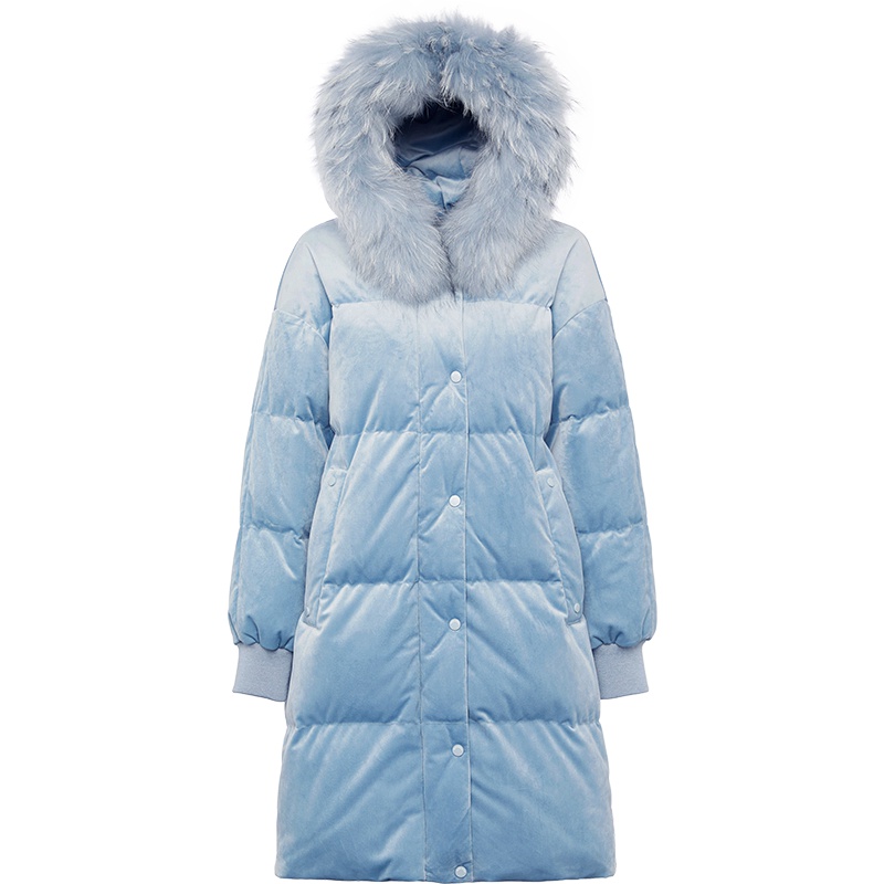 波司登2018羽绒服气质毛领中长款保暖时尚外套