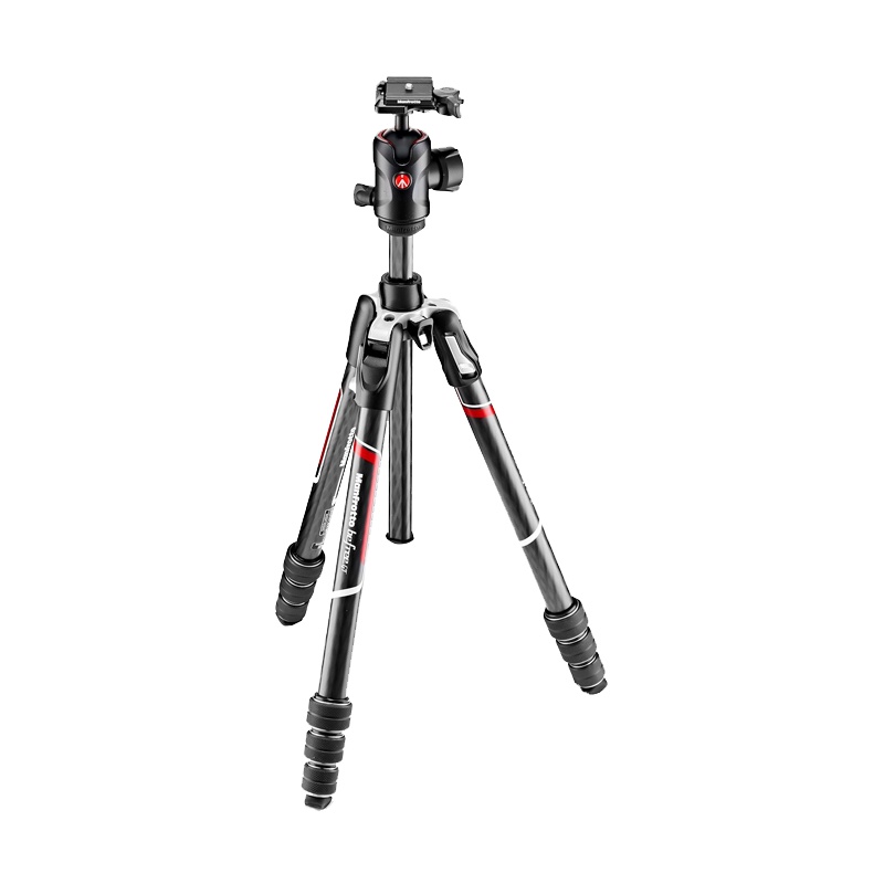 曼富图(MANFROTTO) MKBFRTC4GT-BH 黑色 碳纤维旋锁三脚架4节球型云台套装