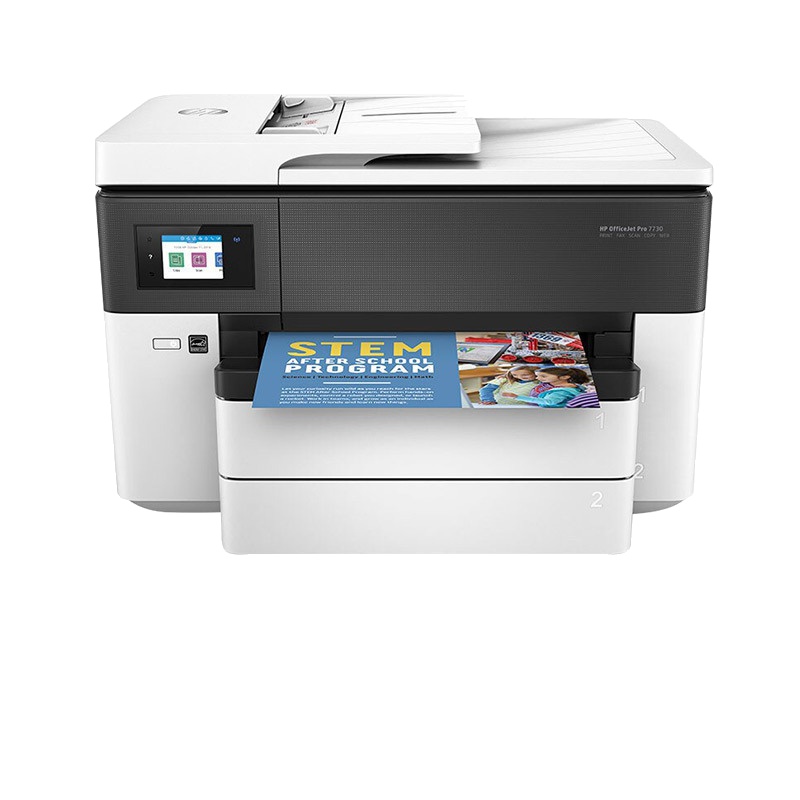 惠普(HP)7730 A3彩色喷墨照片打印机一体机 A3自动双面打印高效办公 文档文件试卷打印 家用办公商用 手机无线wifi惠普打印机(打印复印扫描传真)替代7720 套餐三