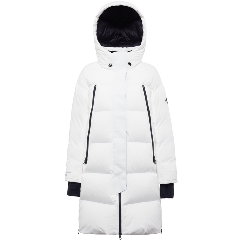 波司登GORETEX系列羽绒服女中长款鹅绒防水防风连帽外套