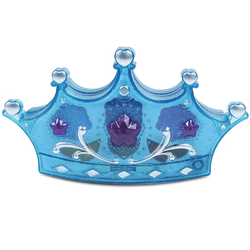 壹百分 冰雪奇缘2 迪士尼儿童美妆皇冠盒演出套装玩具公主彩妆过家家 女孩礼物 DS-2285