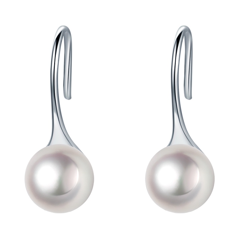 DTOTO S925纯银设计感耳环气质耳饰淡水珍珠耳钉女