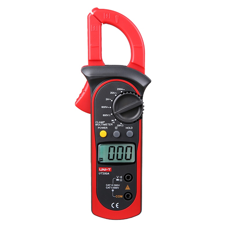 优利德(UNI-T)数字交流钳型表 钳型万用表 UT200A 1个