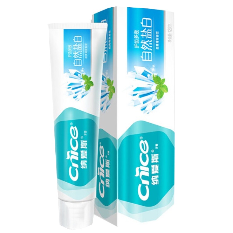 120g纳爱斯自然盐白牙膏