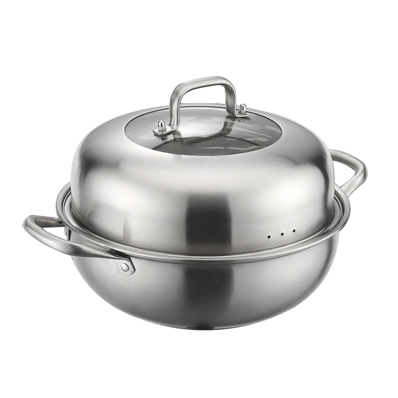 苏宁极物 凯斯拓 304不锈钢汤蒸锅 XH-1092