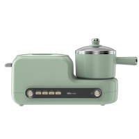 小熊(bear) 早餐机 多士炉 DSL-A02H3 蒸煎煮涮烤多功能早餐机