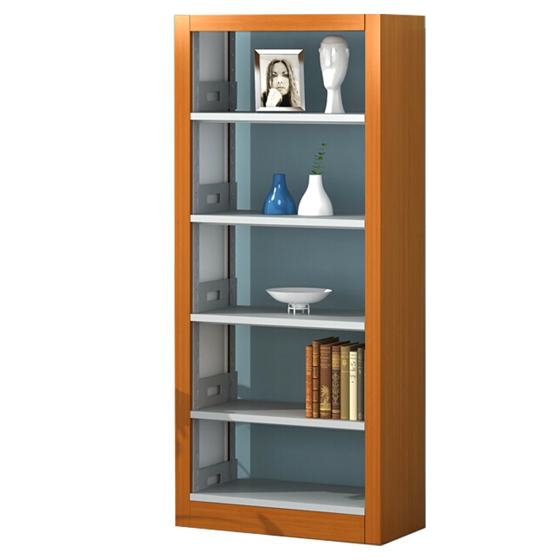 欧宝美 图书馆书架钢制双面书架书店书架学校阅览室书架