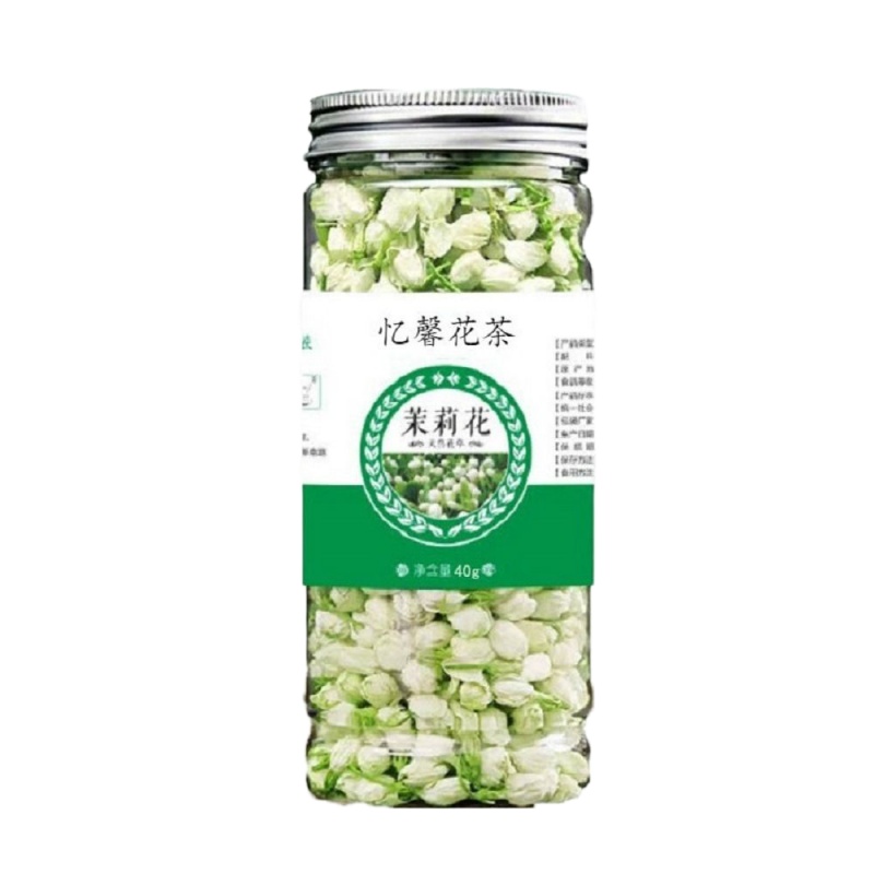 茉莉花茶一罐装 茉莉花茶叶浓香型干花茉莉花苞茶叶玫瑰花茶蒲公英茶花茶叶组合