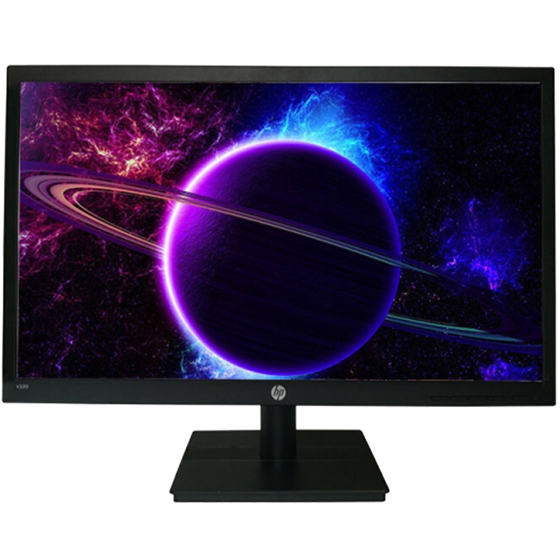 惠普(hp) V220 21.5英寸LED显示器 宽屏16:9 1920x1080 VGA,DVI接口 黑色