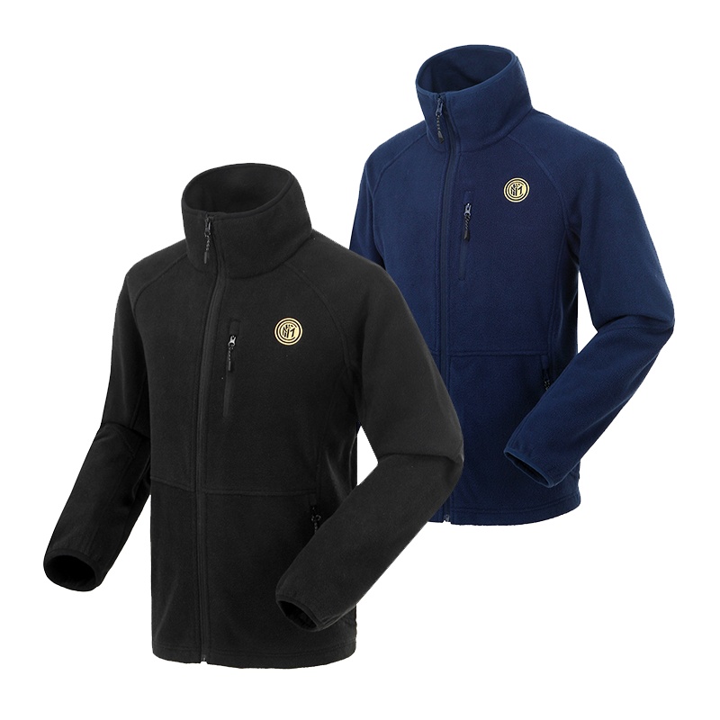 国际米兰俱乐部Inter Milan 新品男子摇粒绒男外套中青年男士夹克抓绒衣开衫