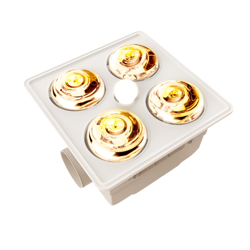 雷士照明(NVC)集成吊顶浴霸取暖换气照明 三合一多功能功率1100W 灯暖浴霸尺寸300*300*170