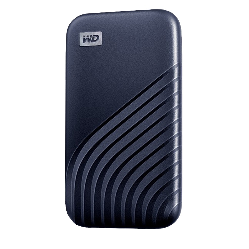 西部数据(WD) My Passport随行SSD版 NVMe技术 硬件加密Type-C固态移动硬盘 2T 宇宙蓝