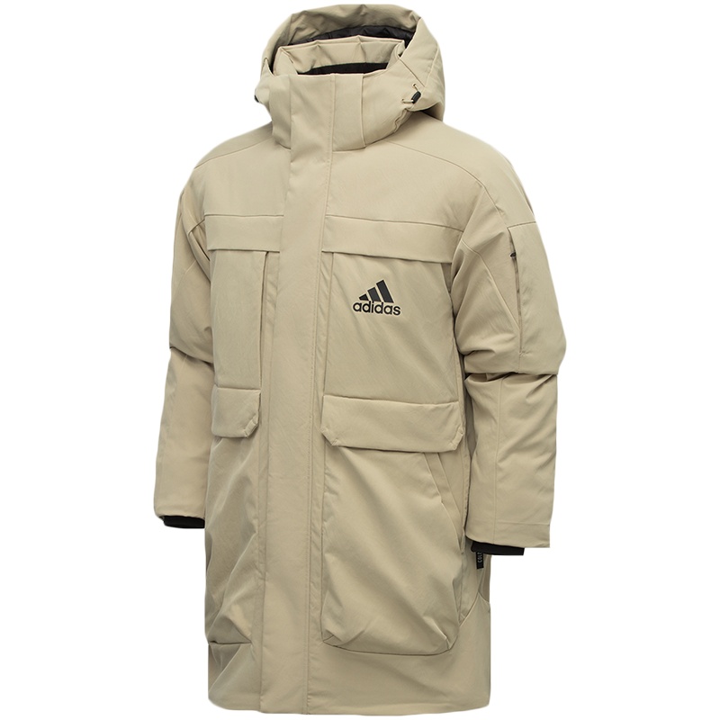 阿迪达斯男服羽绒服户外连帽保暖防风休闲运动服GN9837