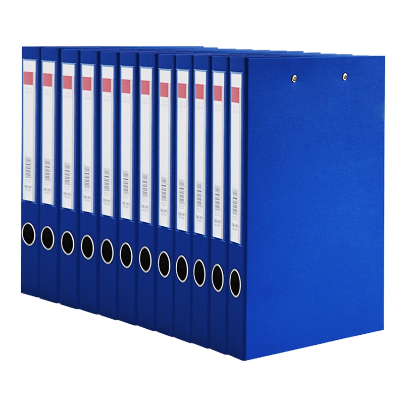 得力(deli) 5463标准型快劳夹 文件夹 A4档案夹 9只