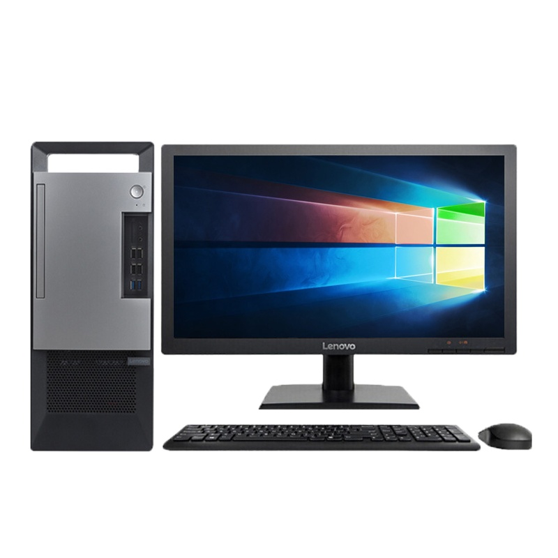 联想(Lenovo)扬天T4900V 分体式电脑整机(I5-8400/8G/1T/GT1030 2G/24寸显示器)