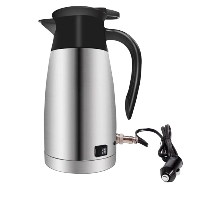 雨沃 车载电热水壶烧水壶12v热水器烧水器电水壶货车大车用电热水杯1000ml