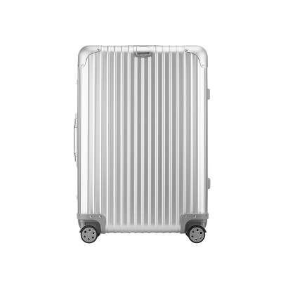 全金属铝镁合金拉杆箱结实耐用加厚行李箱男大容量旅行箱女26寸红色时尚款