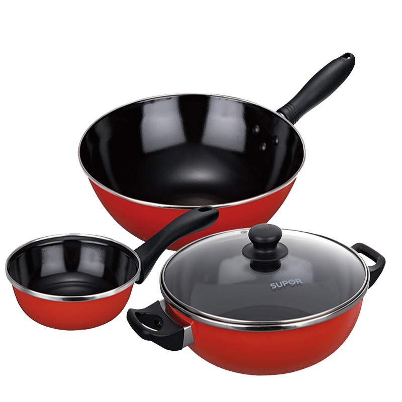 爱家锅具三件套 100起订